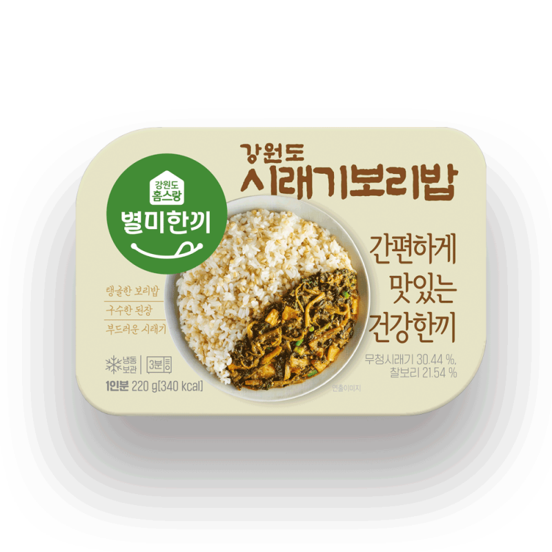 강원더몰,강원도 시래기보리밥 220 g